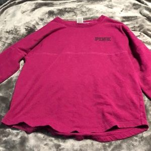 PINK crew neck pullover